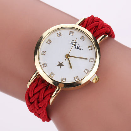 Multicolor Woven Ladies Watch