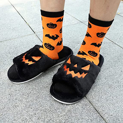 Halloween-Inspired Warm Slippers