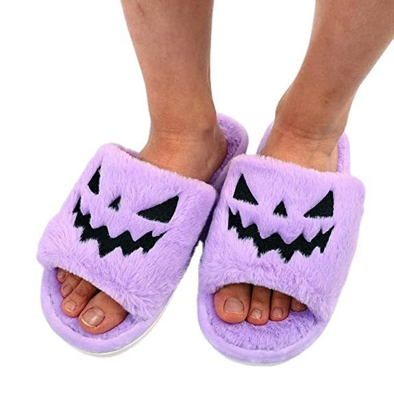 Halloween-Inspired Warm Slippers