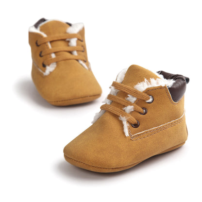 Winter Baby Boys Suede Leather Sneakers