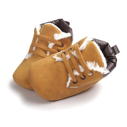 Winter Baby Boys Suede Leather Sneakers