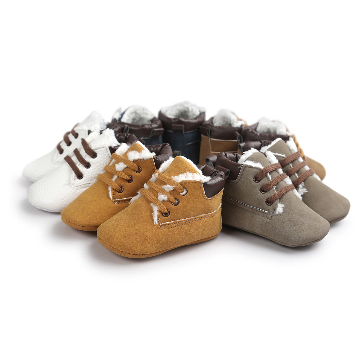 Winter Baby Boys Suede Leather Sneakers