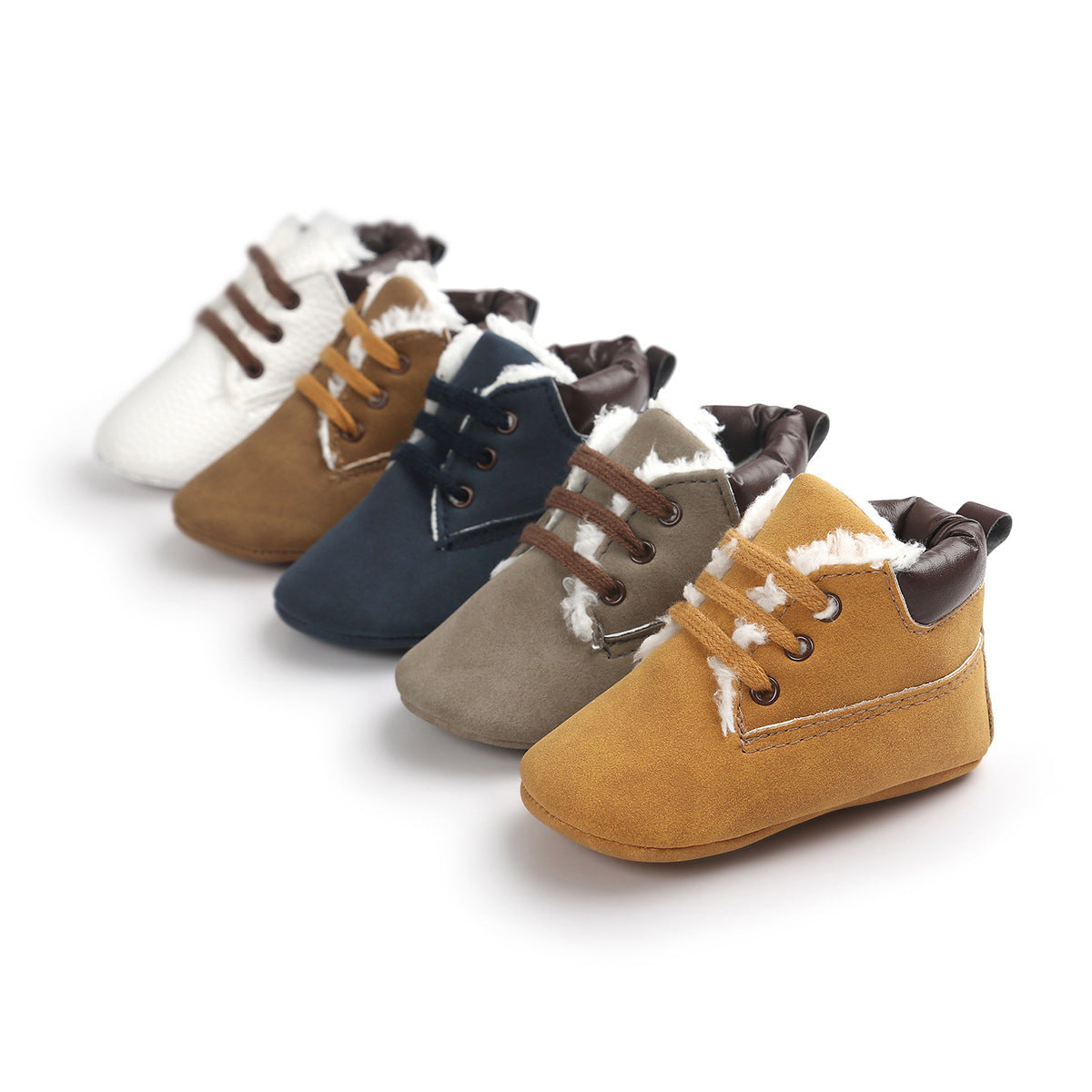 Winter Baby Boys Suede Leather Sneakers