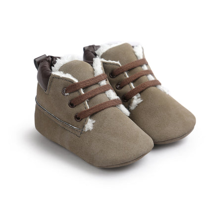 Winter Baby Boys Suede Leather Sneakers