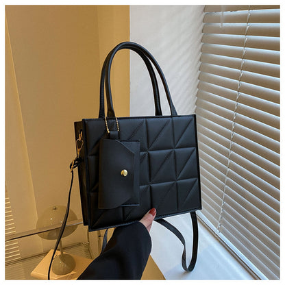 Elegant Portable Shoulder Small Square Bag