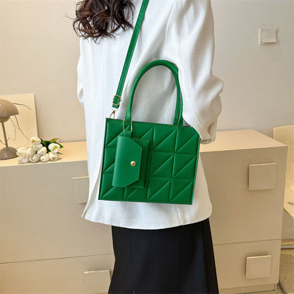 Elegant Portable Shoulder Small Square Bag