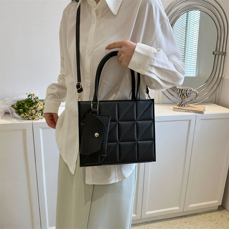 Elegant Portable Shoulder Small Square Bag