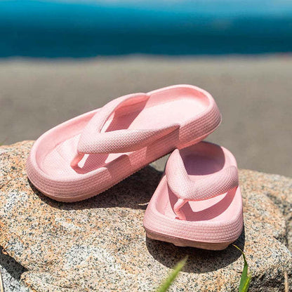 Outdoor Seaside Beach Flip Flops - Thick Bottom