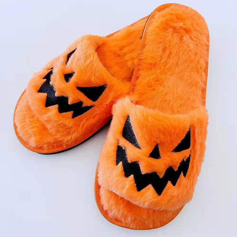 Halloween-Inspired Warm Slippers