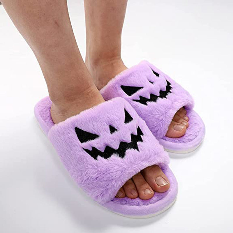 Halloween-Inspired Warm Slippers